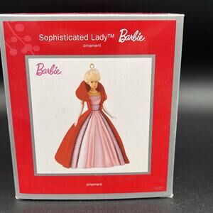 Sophisticated Lady Barbie Christmas Hallmark Ornament 2002